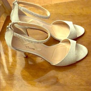 Beautiful silver heel